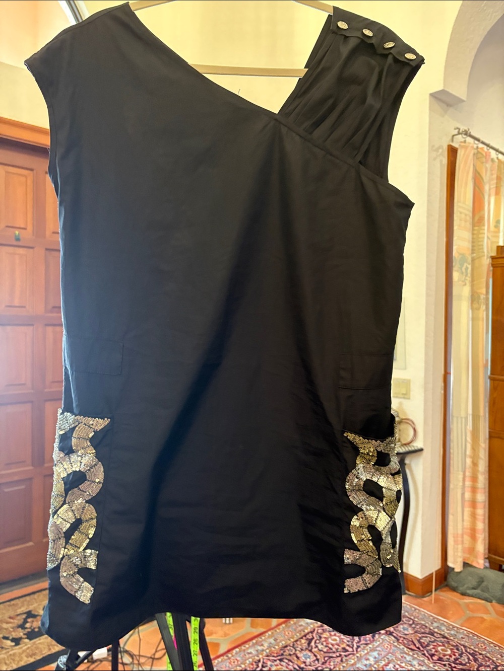 Sophie Theallet dress with sequence side pockets